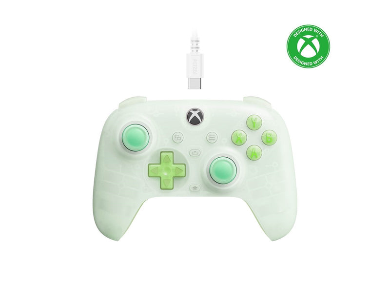 8BitDo Ultimate Mini Wired Xbox Pad Clear Green - Wired Controller - Microsoft Xbox Series S