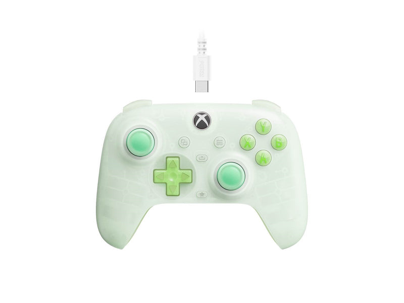 8BitDo Ultimate Mini Wired Xbox Pad Clear Green - Wired Controller - Microsoft Xbox Series S