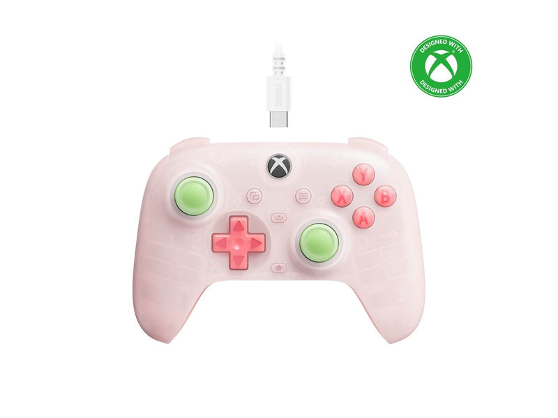 8BitDo Ultimate Mini Wired Xbox Pad Clear Pink - Wired Controller - Microsoft Xbox Series S