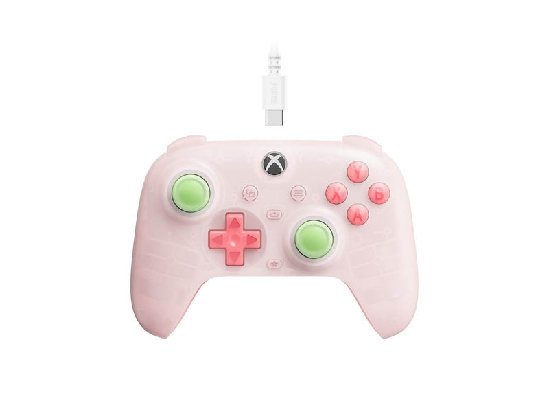 8BitDo Ultimate Mini Wired Xbox Pad Clear Pink - Wired Controller - Microsoft Xbox Series S