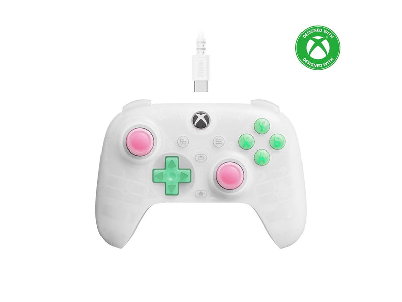 8BitDo Ultimate Mini Wired Xbox Pad Clear White - Wired Controller - Microsoft Xbox Series S