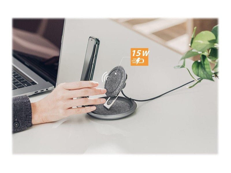 Moshi Lounge Q wireless charging stand - 15 Watt