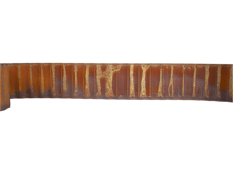 Homeit  lawn edging rusty 16 cm 5 meters
