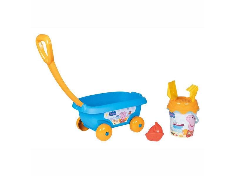 Smoby Beach set Peppa with Bolderkar Peppa Pig 5 pieces.