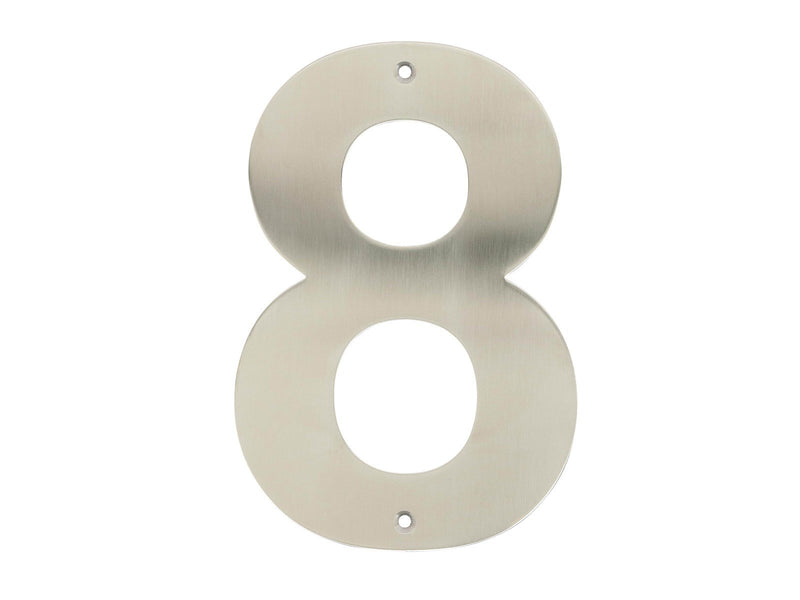 Homeit house number 8 stainless steel
