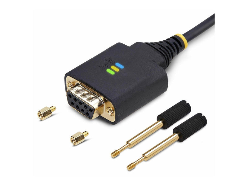 StarTech.com 1ft/30cm USB to Null Modem Serial Adapter Cable FTDI RS232 - USB / serial cable - USB to DB-9 - 30 cm