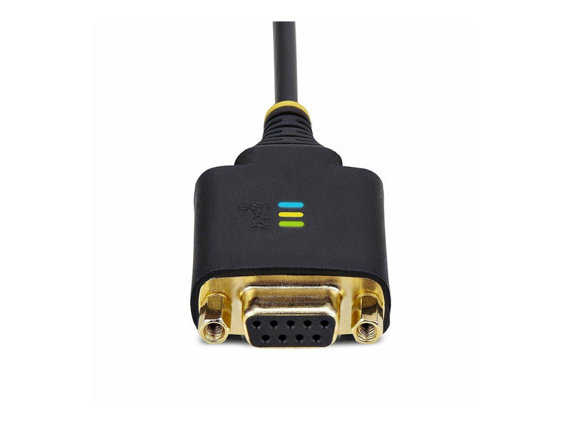 StarTech.com 1ft/30cm USB to Null Modem Serial Adapter Cable FTDI RS232 - USB / serial cable - USB to DB-9 - 30 cm