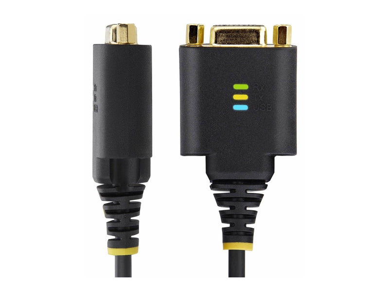 StarTech.com 1ft/30cm USB to Null Modem Serial Adapter Cable FTDI RS232 - USB / serial cable - USB to DB-9 - 30 cm