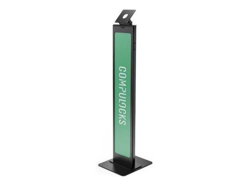 Compulocks BrandMe stand - for tablet enclosure - brandable - black - with Lighting Kit