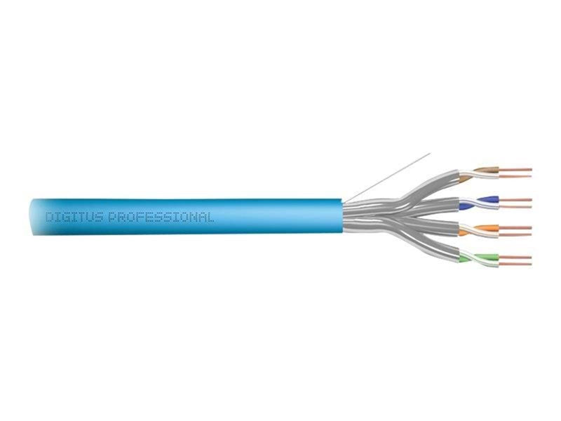 DIGITUS Professional installation cable - 100 m - light blue RAL 5012 - Blau - 100 meter