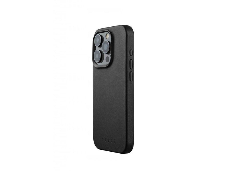 Mujjo iPhone 15 Pro Leather Case - Black
