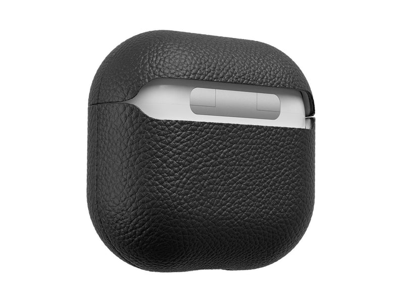 KeyBudz Artisan Series Leather Case for Airpods 4:th gen - Black