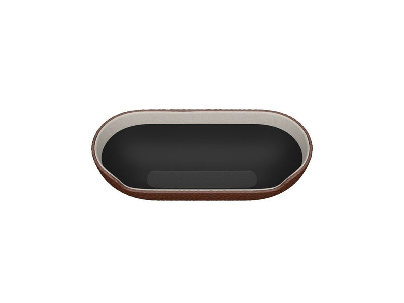 KeyBudz Artisan Series Leather Case for Airpods 4:th gen - Natural Brown