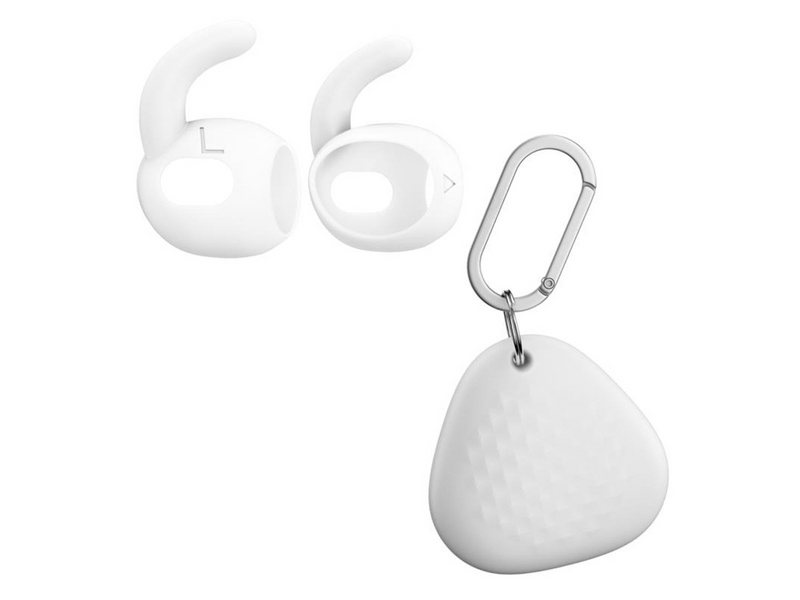 KeyBudz Earbuddyz for Airpods 4th Gen - White