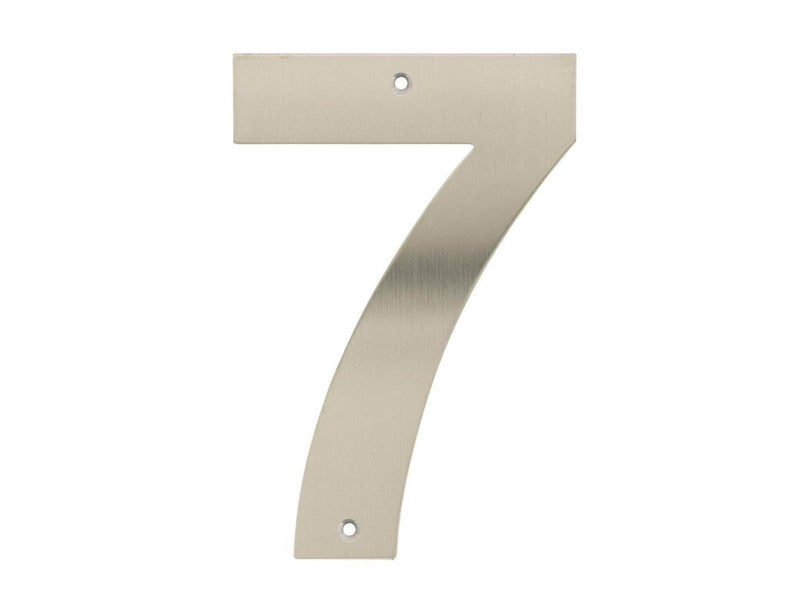 Homeit house number 7 stainless steel