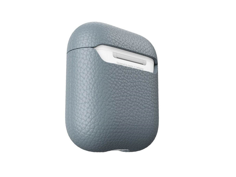 KeyBudz PodSkinz Artisan Series Leather Case - Handcrafted Leather Case for your Airpods - Slate