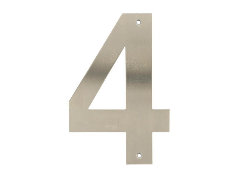 Homeit house number 4 stainless steel