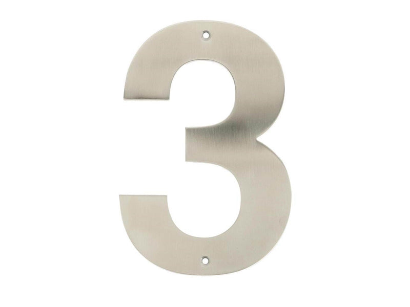 Homeit house number 3 stainless steel