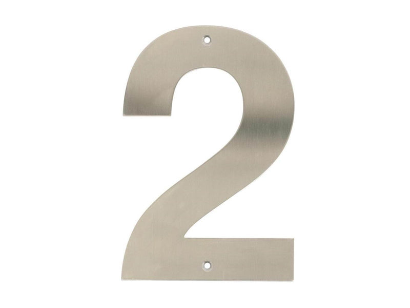 Homeit house number 2 stainless steel