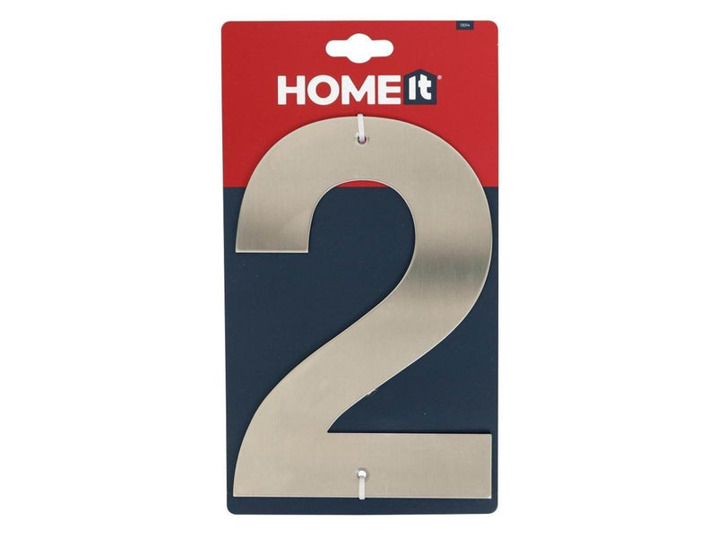 Homeit house number 2 stainless steel