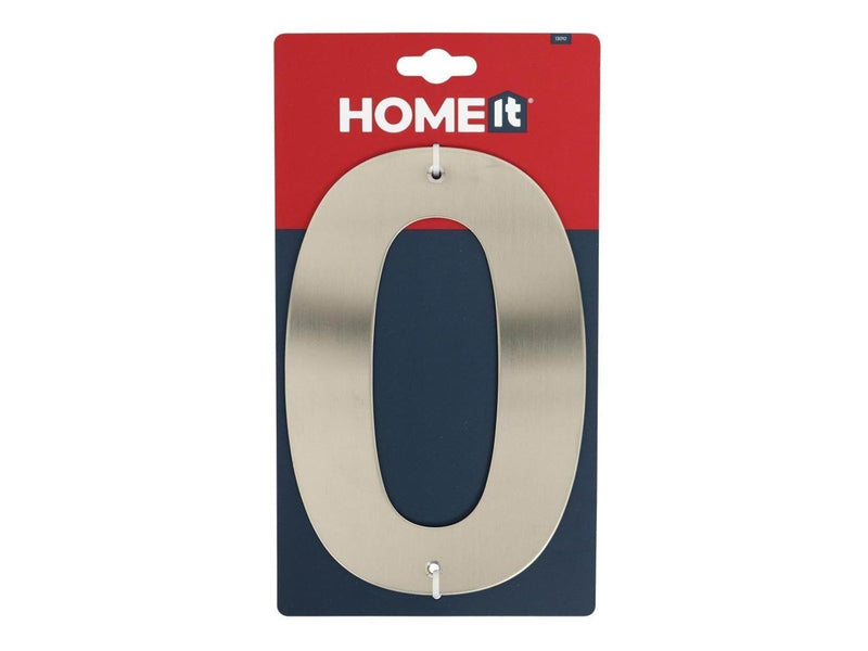 Homeit house number 0 stainless steel