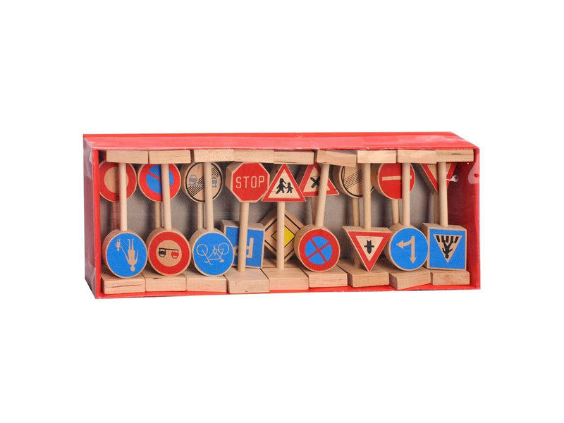 Playwood - Wooden Traffic Sign Set 18 pcs.
