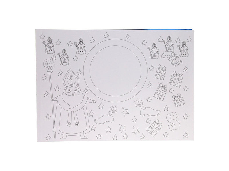 Wins Holland - Placemats Coloring Book Sinterklaas 12 pcs.