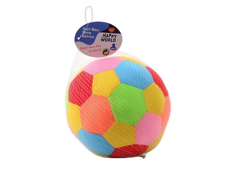 Johntoy - Happy World Cloth Rattle Ball