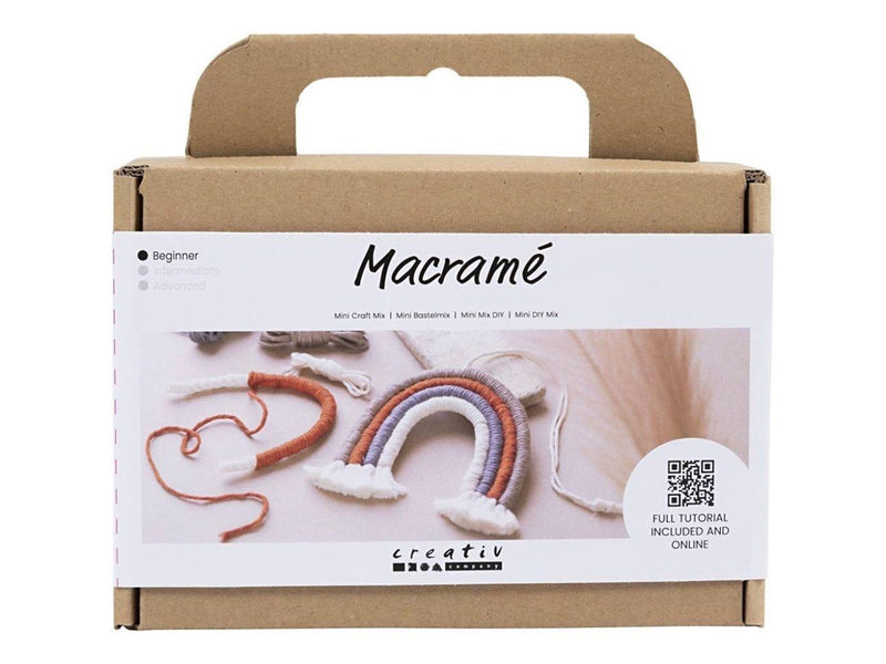Creativ Company Mini DIY Kit Macramé - Rainbow