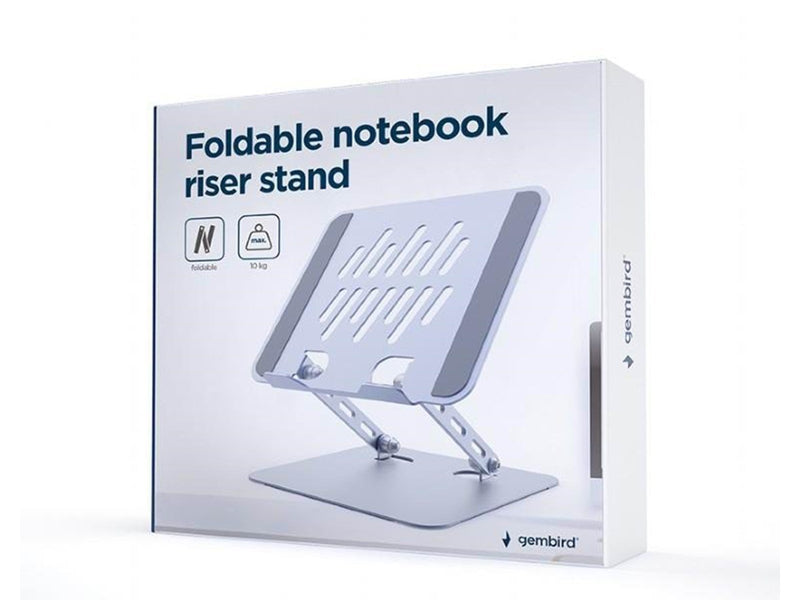 Gembird Foldable notebook riser stand spacegrey