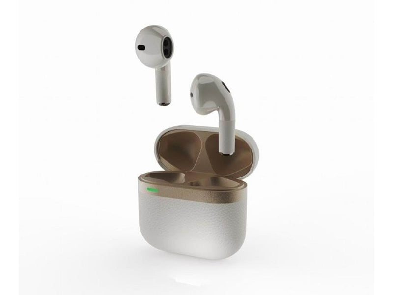 Gembird Bluetooth True Wireless in-ears - white/gold