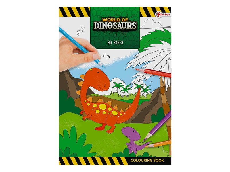 World of Dinosaurs Super Coloring Book