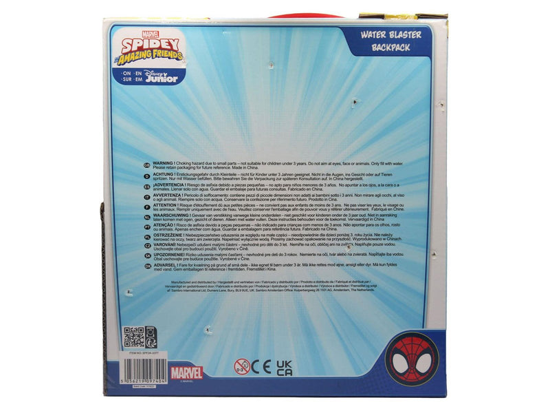 Sambro - Spidey & Friends Water Gun with Backpack Tank