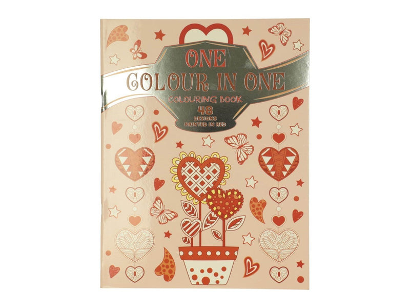 Wins Holland One in One Coloring Book Red