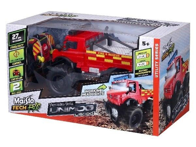 MAISTO Mercedes Benz U5000 Unimog (Fire Rescue) R/C 1:16 27Mhz