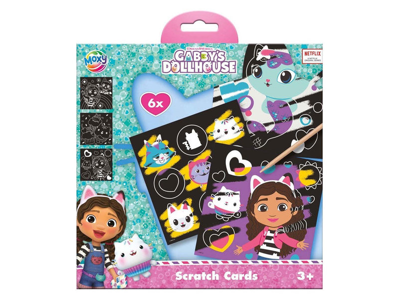 Creative Craft Group - Scratch Cards Gabby's Dollhouse Set 7pcs.