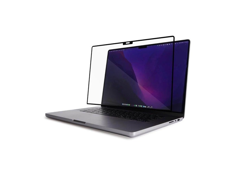 Moshi iVisor XT for MacBook Pro 16-inch (M1 2021) - Black (Clear/Glossy)