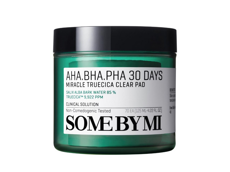 SOME BY MI AHA BHA PHA 30 Days Miracle Truecica Clear Pad 70 pads / 125ml