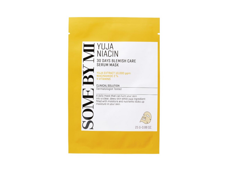 SOME BY MI - Yuja Niacin 30 Days Blemish Care Serum Mask 1pcs / 25g