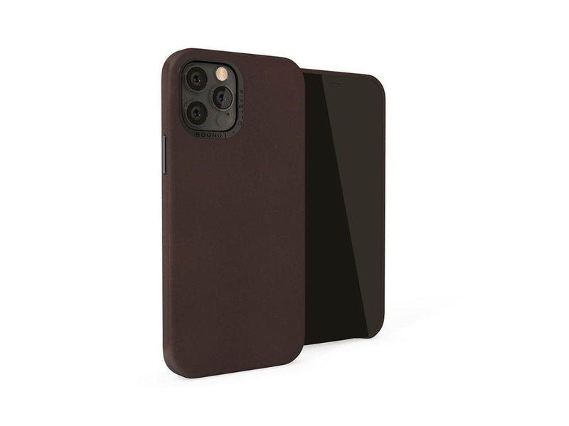 Pipetto Magnetic Leather Case for 12 Pro Max - with magnetic holder - Brown