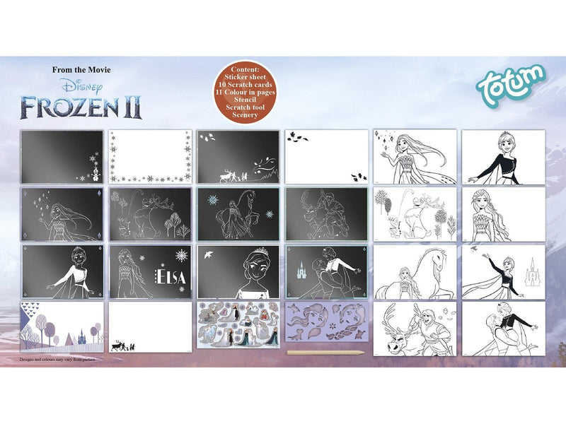 Totum - Disney Frozen 2 Scratch Book