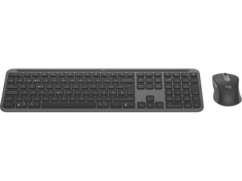 Logitech Signature Slim Combo MK950 for Business - Tastatur & Maus Set - Schweiz - Grau