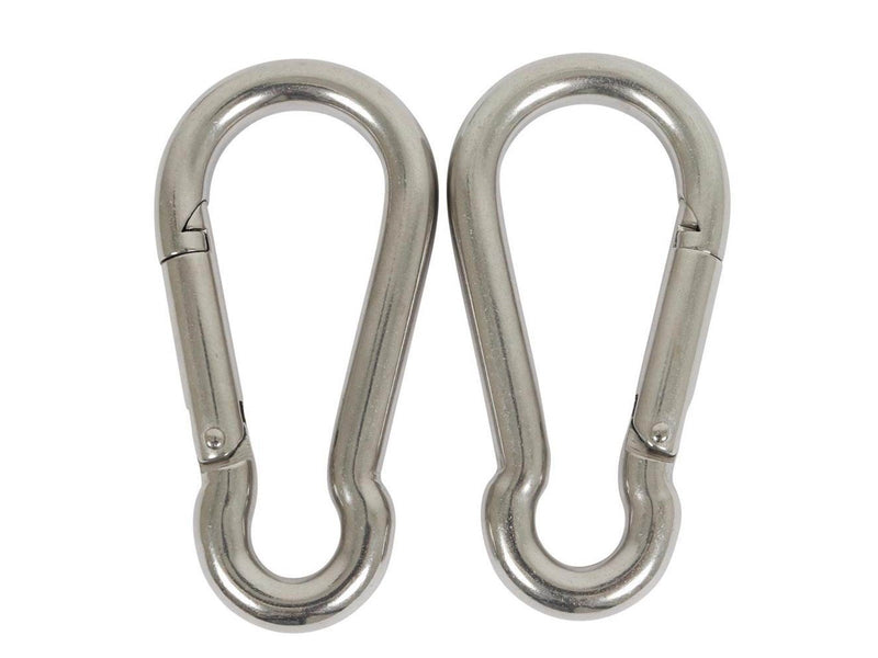 Homeit fireman's snap hook Ø10 x 100 mm stainless steel 2 pcs.