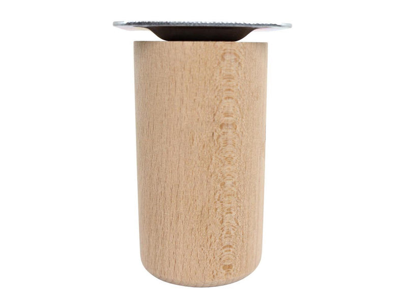 Homeit Round table leg with straight bracket Ø55 x 10 cm beech wood. 100% FSC