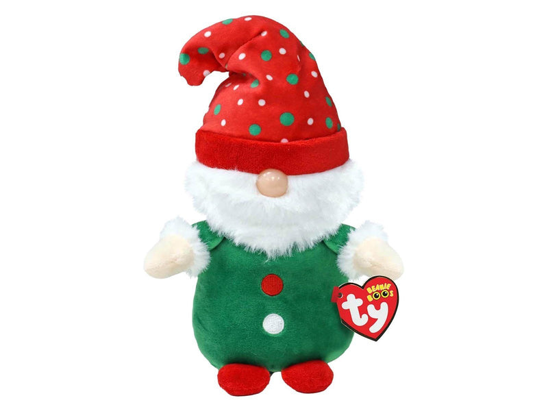 Ty Beanie Boo's Christmas Gnome Gnolan Elf 15cm