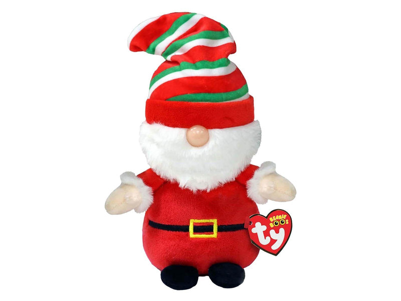 Ty Beanie Boo's Christmas Gnome Gnewman Santa 15cm