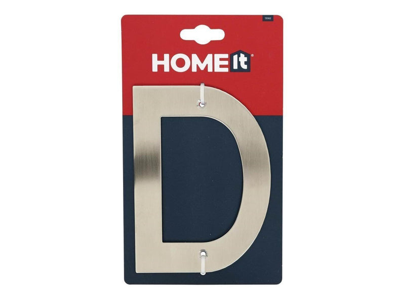Homeit house letter D stainless steel