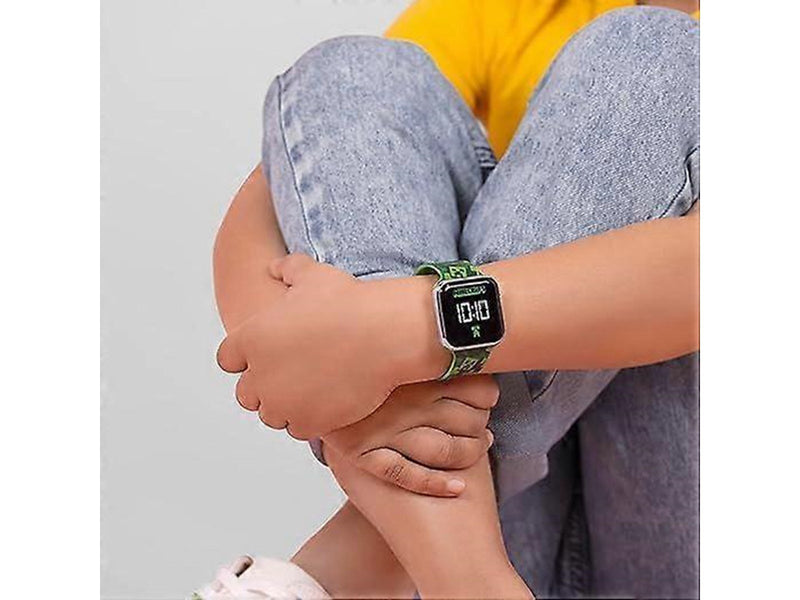 Peers Hardy - LED Strap - Minecraft Printed - Uhr
