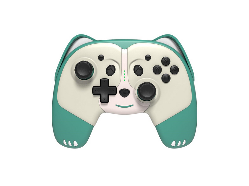 Trade Invaders Wireless Controller Pandy for Switch with paddles - Green - Wireless Controller - Nintendo Switch