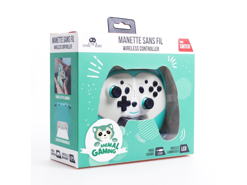 Trade Invaders Wireless Controller Pandy for Switch with paddles - Green - Wireless Controller - Nintendo Switch